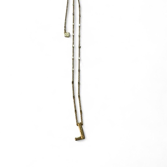 Kendra Scott “L” Necklace - Picture 2 of 3